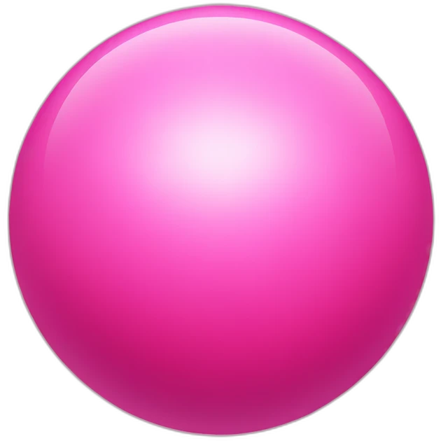 pink orb emoji