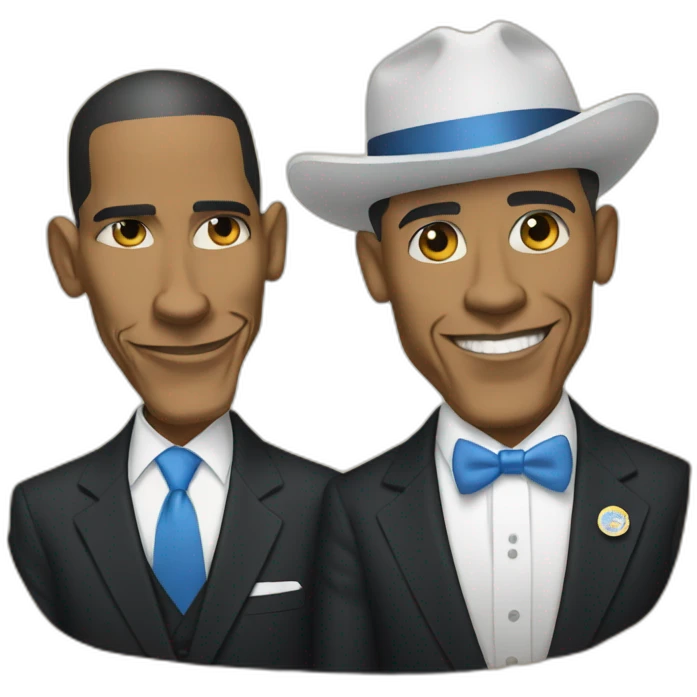 Obama e blueface emoji