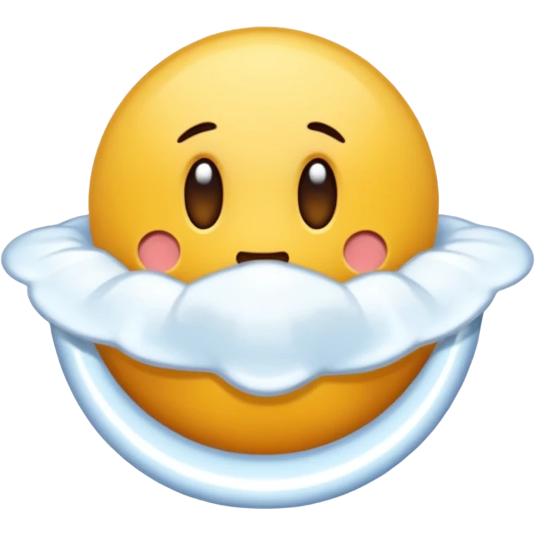 сгенерируй смайл белой бороды emoji