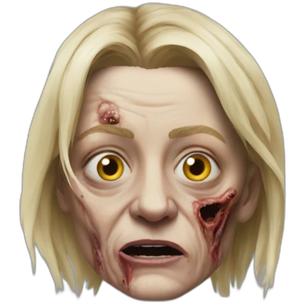 zombie marine lepen hyperrealistic emoji