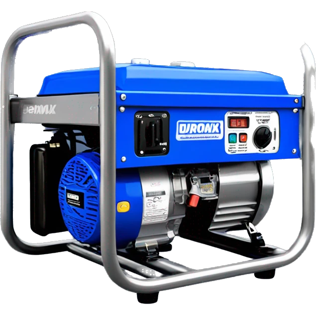DuroMax Portable Generator, blue 13000 watts emoji