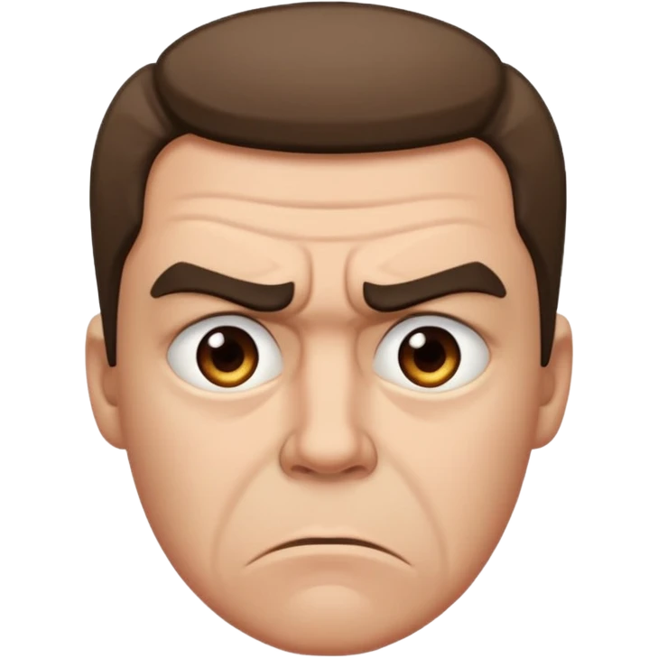 A frown (as if saying something) emoji