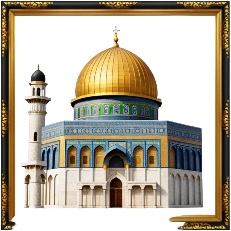 Dome of the rock, Palestine emoji