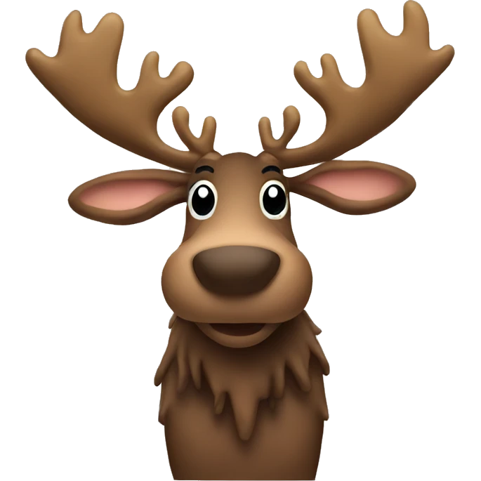 Christmas moose emoji