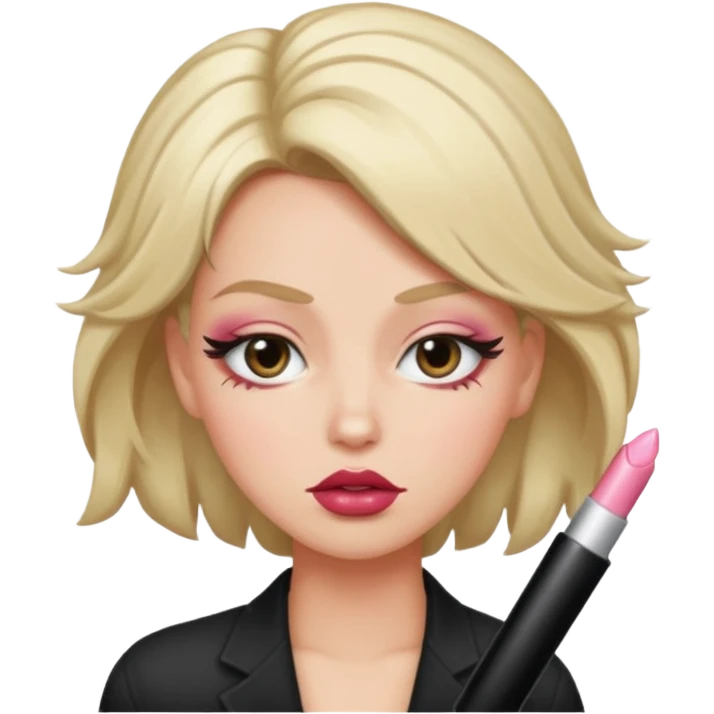 Baddie emoji lip gloss baddie hair rolled eyes emoji