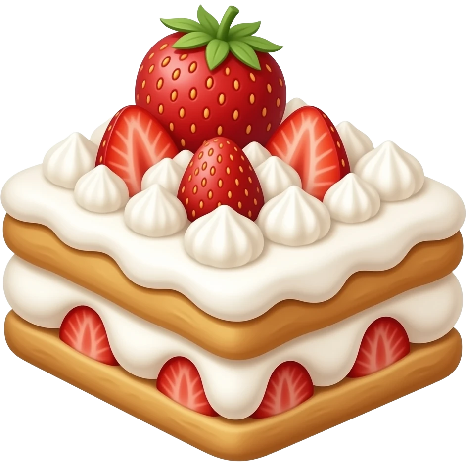 create a Strawberry Tiramisu emoji emoji