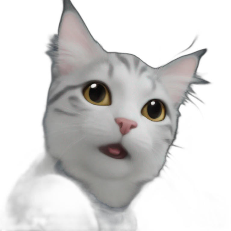 serene cat meme focus emoji