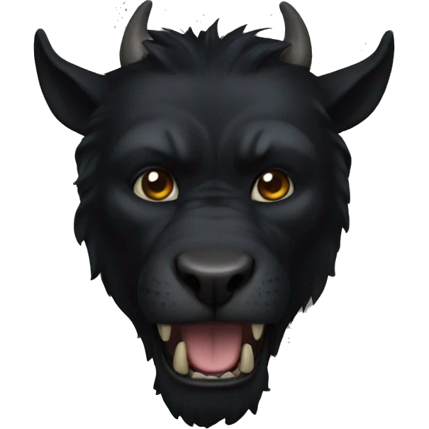 Black beast emoji