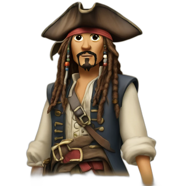 Jack sparrow sue le titanic emoji