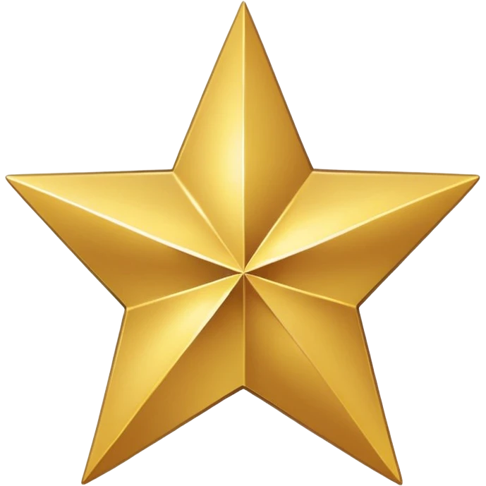 a star with the Korean text '1초' perfectly centered in the middle, clean and clear, suitable for an icon or badge emoji