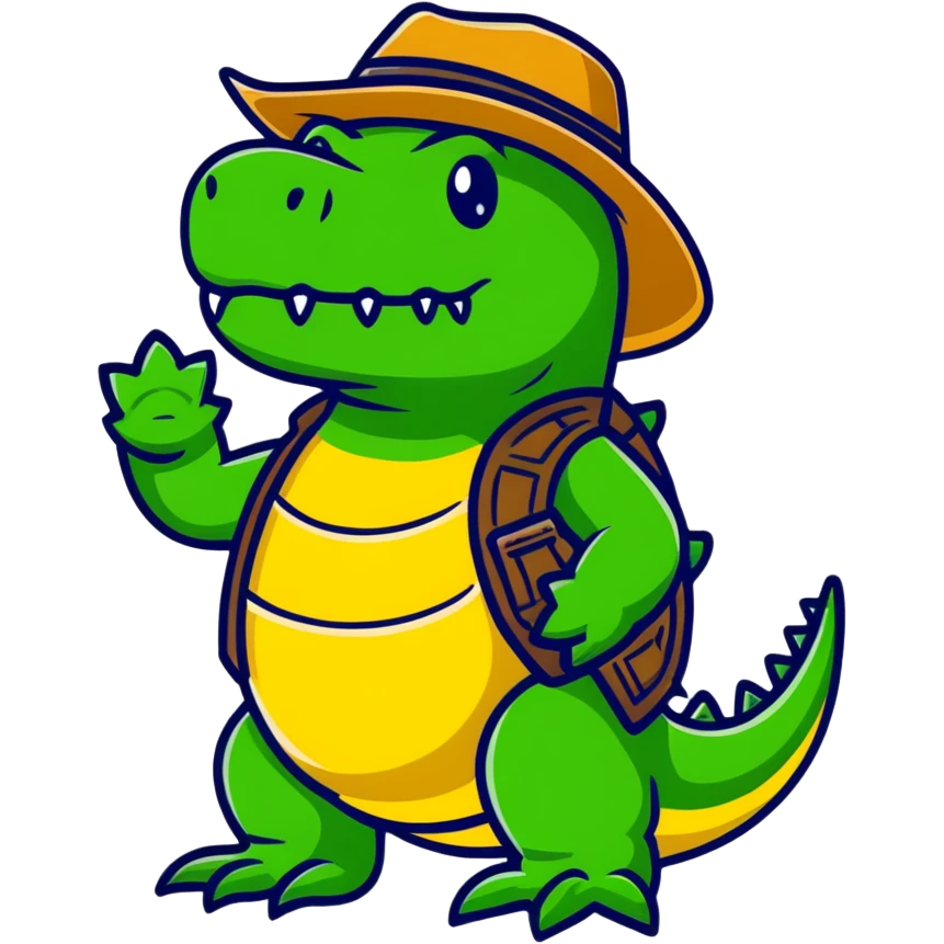 Bandido cocodrilo emoji