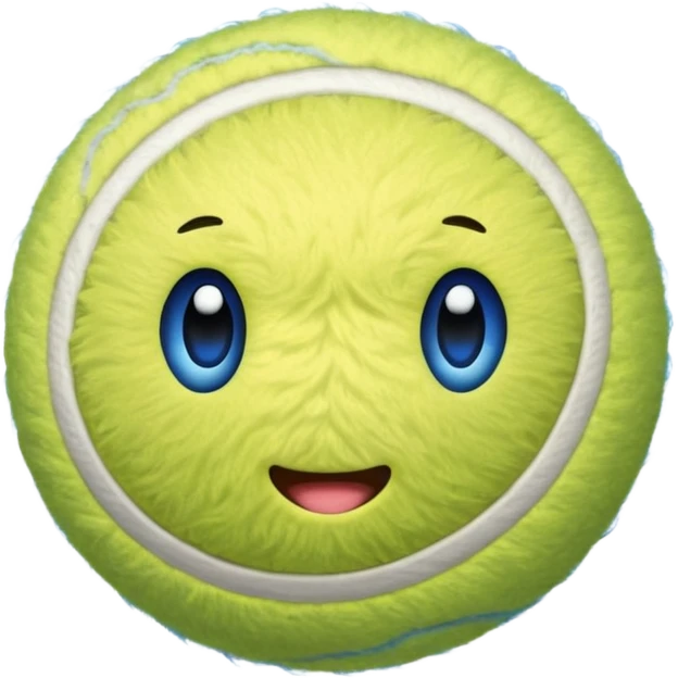 blue tennis ball emoji