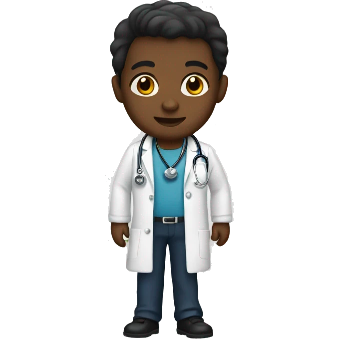 Black pediatrician emoji