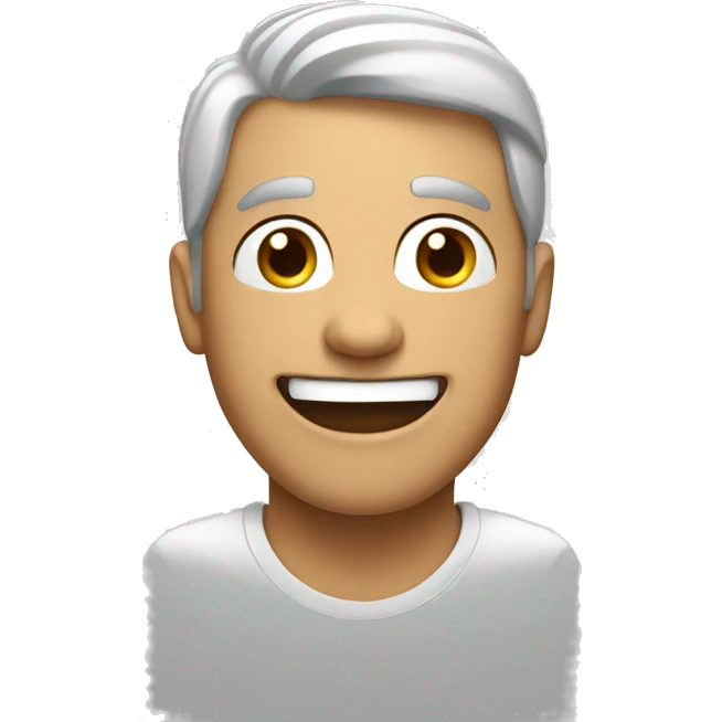 a very happy man emoji