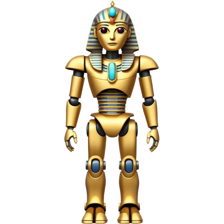 Pharaoh Robot full body  emoji