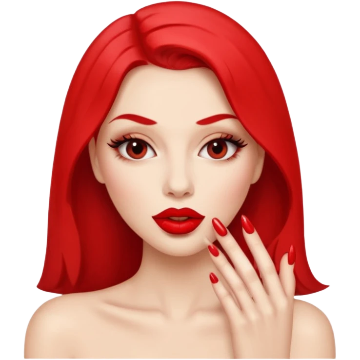 👁️🫦👁️💅💁🏼‍♀️ aguicheuse. elle se mord le coin de la lèvres  emoji