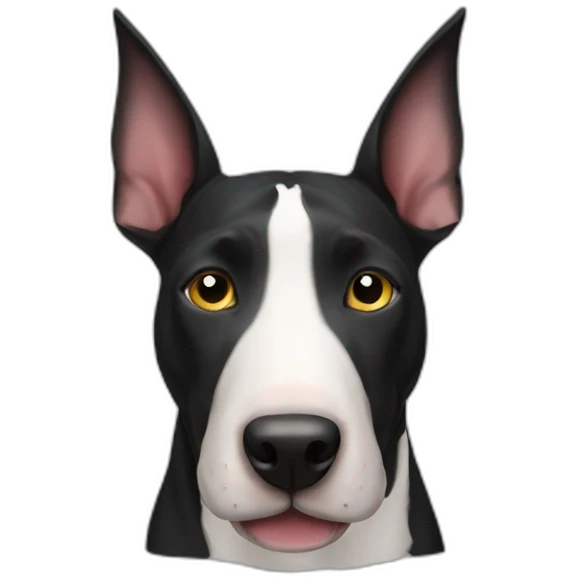 black bull terrier emoji