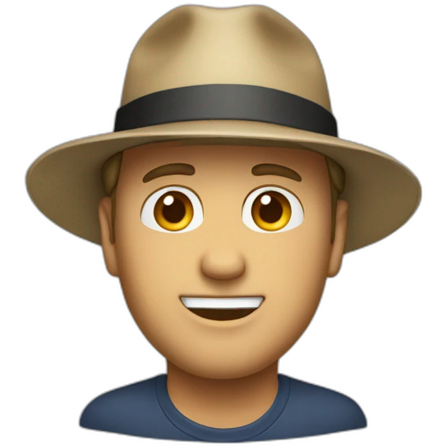 todd rhoades in a hat emoji