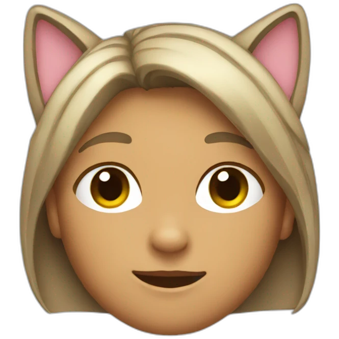 a person with cat ears emoji