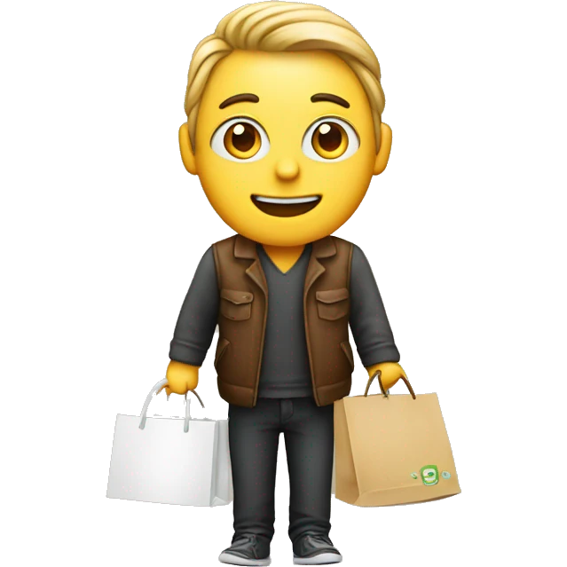 shoppen und kaffee emoji