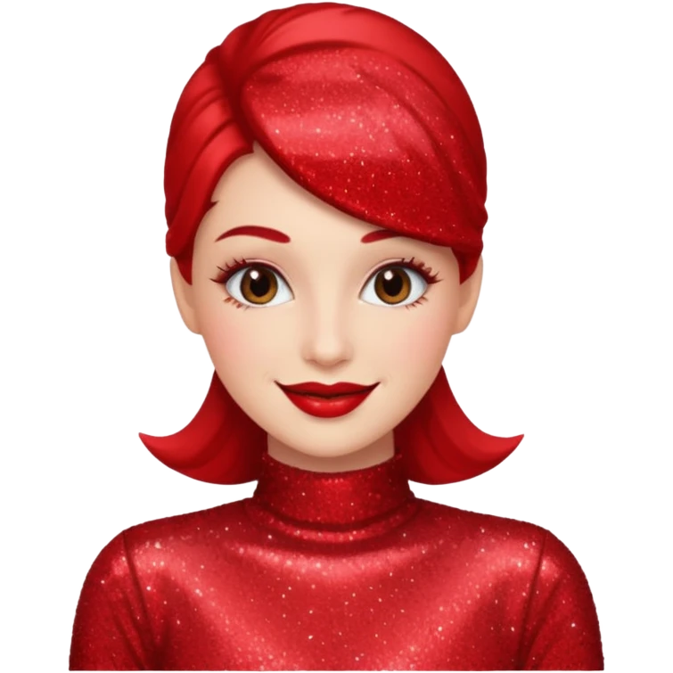 red glitter administrator emoji