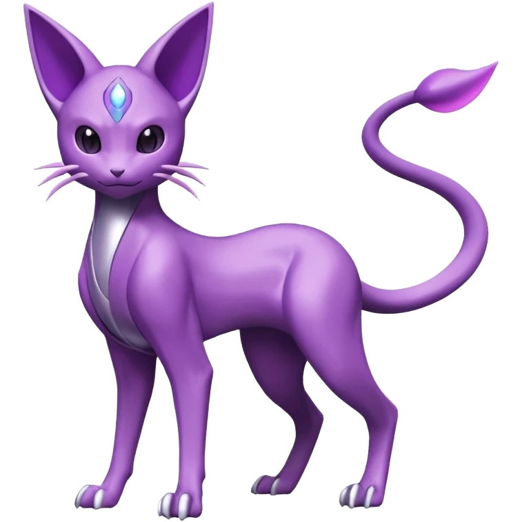 Espeon-Genesect-Mewtwo-Fakémon-hybrid-creature (full body)  emoji