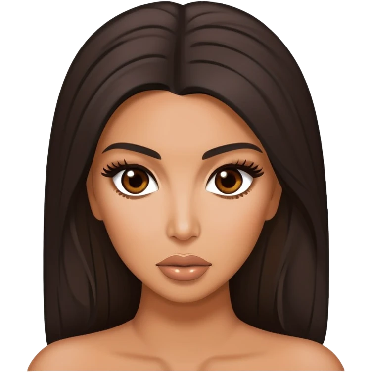 ultra realistic kim kardashian emoji
