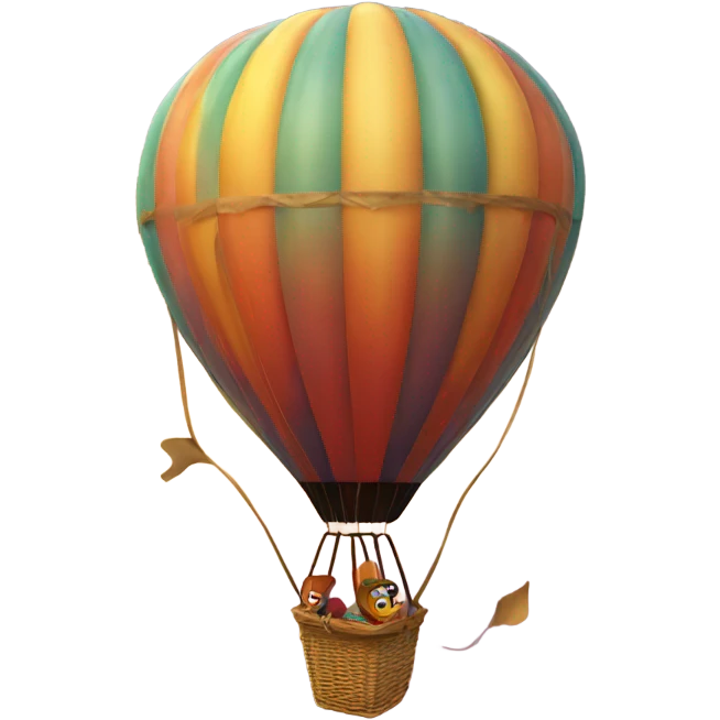Hot air balloon emoji