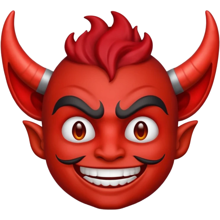 Emoji de bandido con diablito  emoji