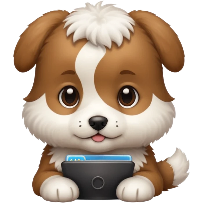 Data, small puppy face lock, server emoji