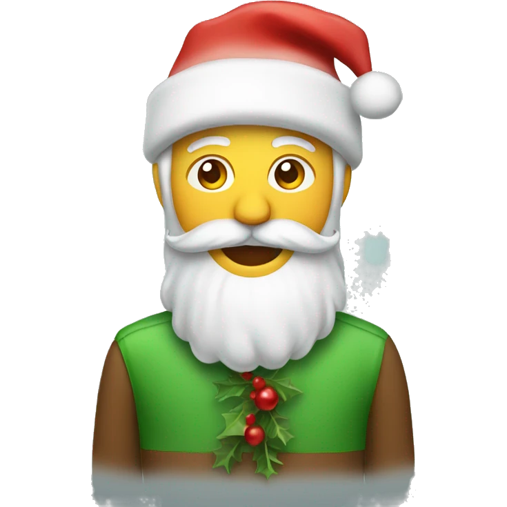 Christmas themed Emoji emoji