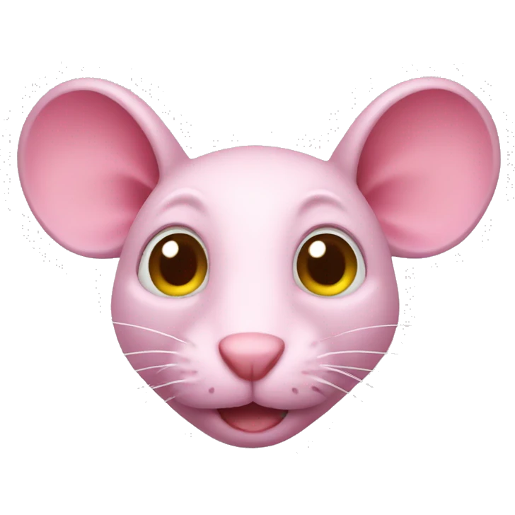 Pink rat emoji