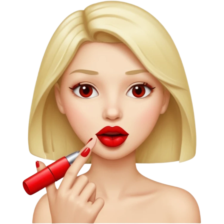 Unos labios mordiendo un dedo emoji
