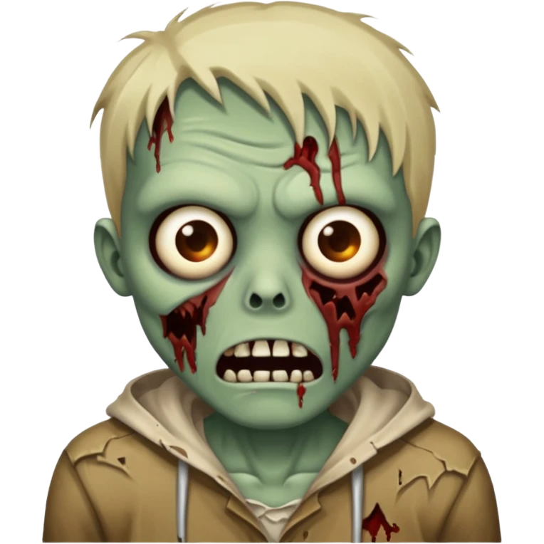 scared zombie  emoji