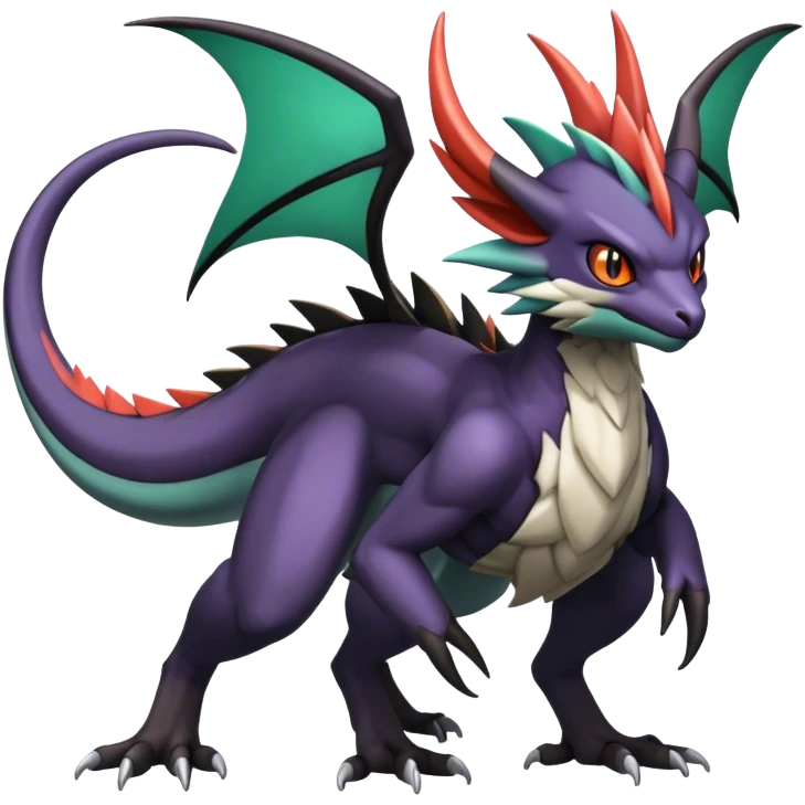 Noivern-Nargacuga-hybrid full body emoji