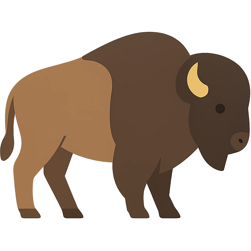 Bison emoji