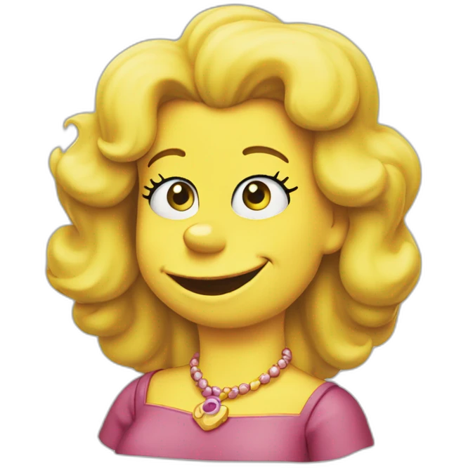 Lisa Simpson joyeuse emoji