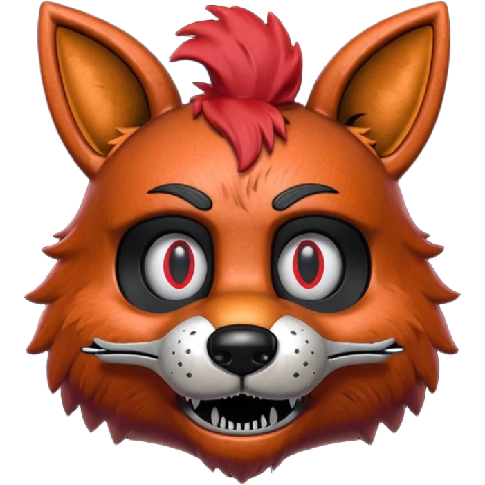 The head of Foxy of five nights at Freddy emoji