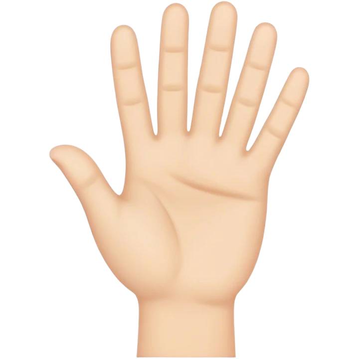 hand wave emoji