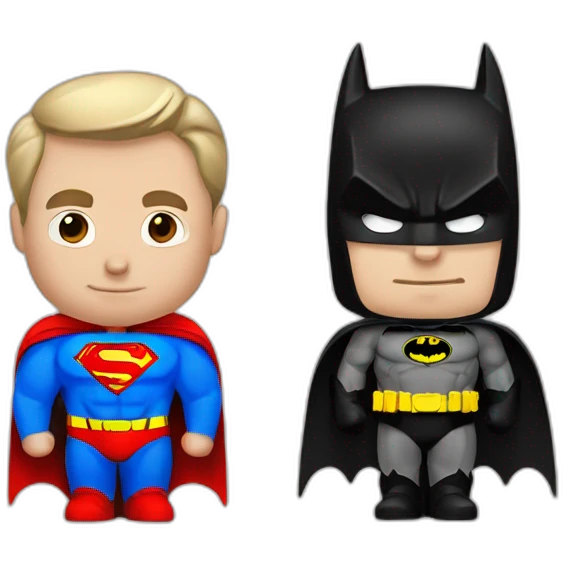 batman wit superman  emoji