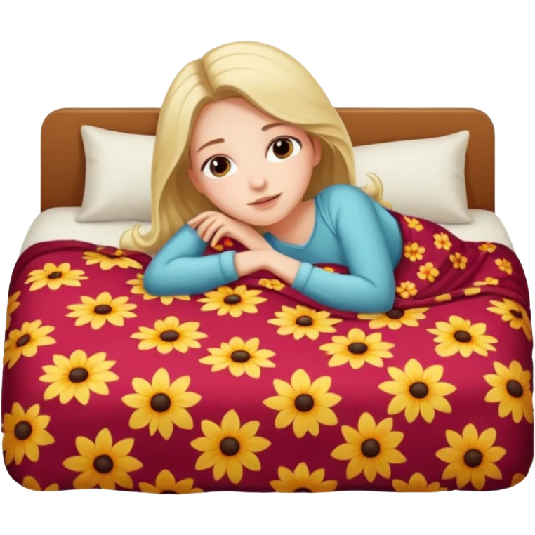 lying on bed girl emoji