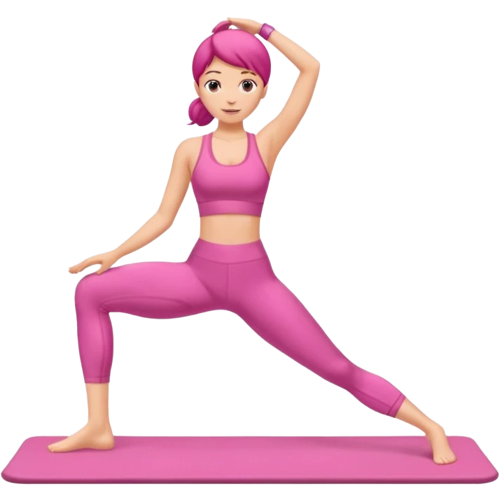 pink pilates emoji