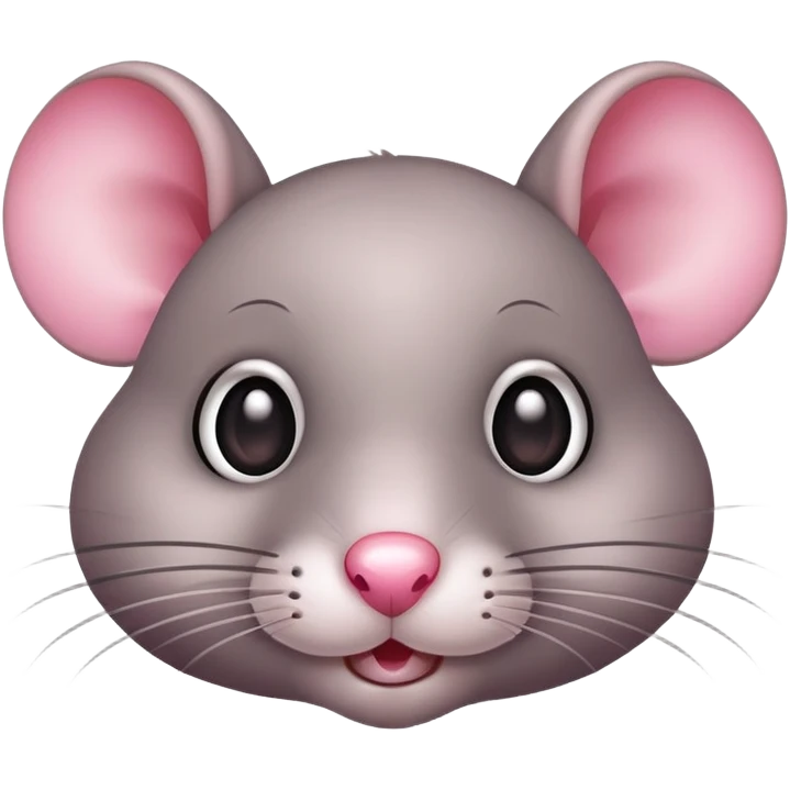 cute small rat with big eyes and whiskers emoji