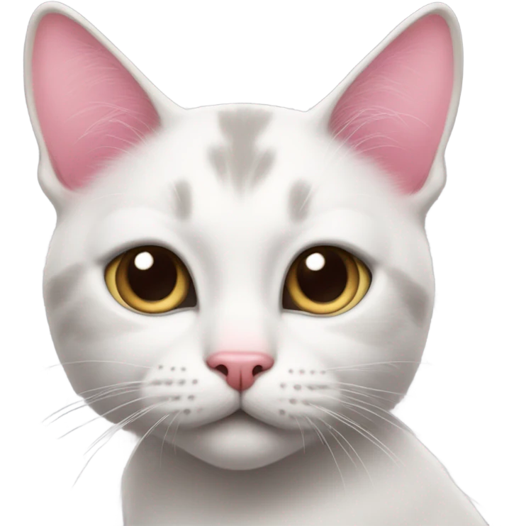 Cat with pink kiss emoji