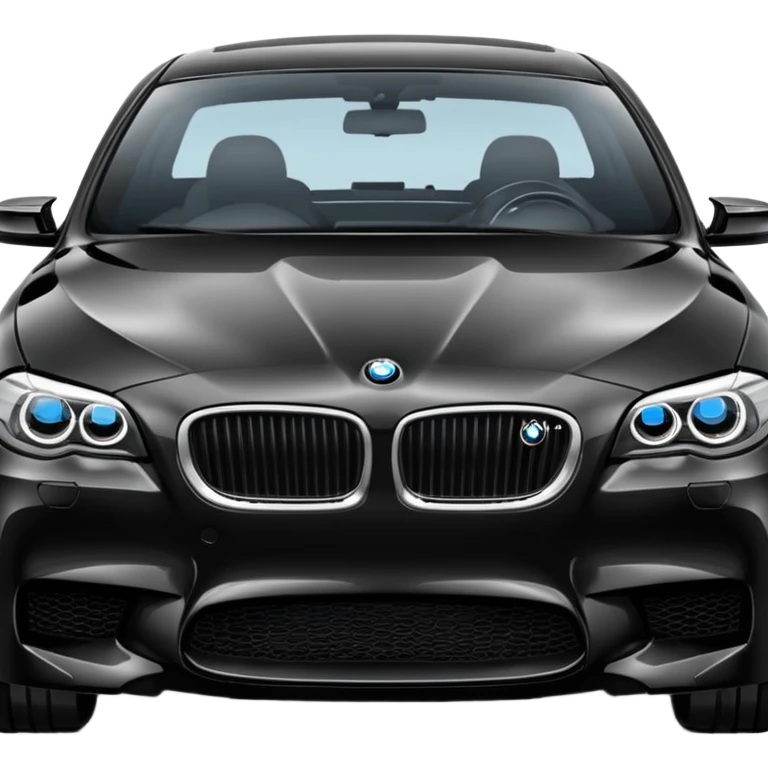 BMW M5 black emoji