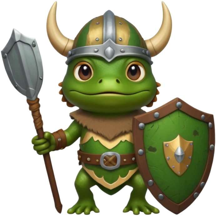 viking frog emoji