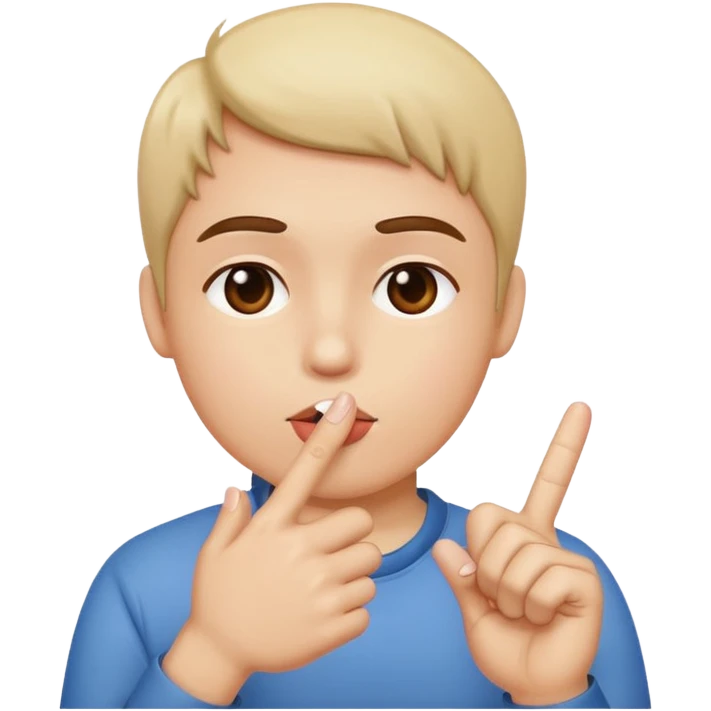 middle finger kiss emoji