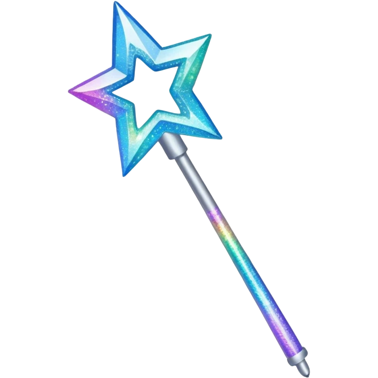 glitter magic wand emoji