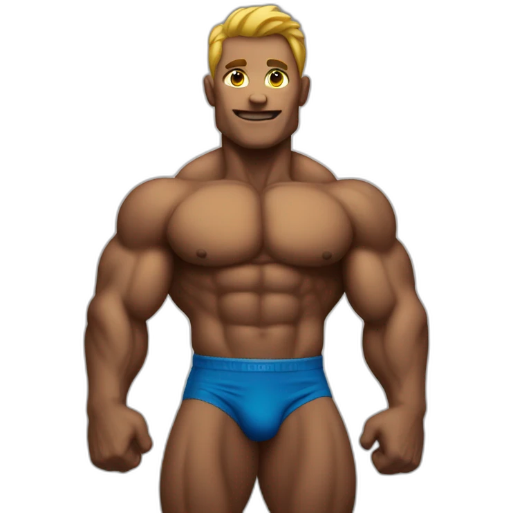 body builder emoji