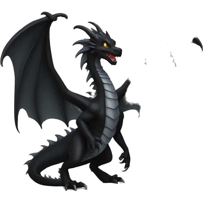 Black dragon emoji